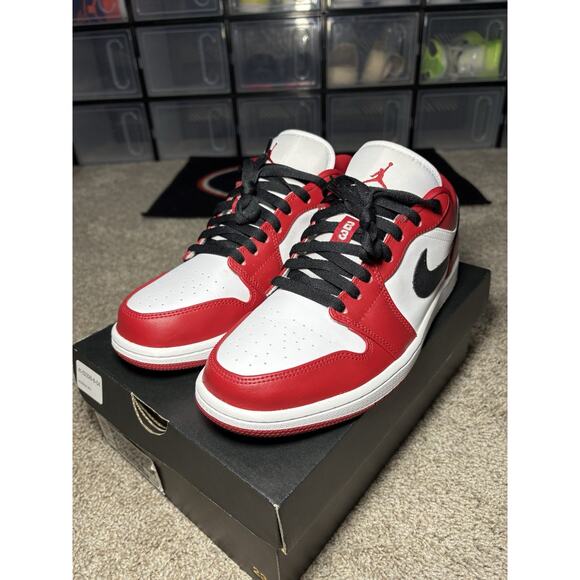 Air Jordan 1 Low Gym Red White Black 553558-611 Size US Men’s 10 main image 6